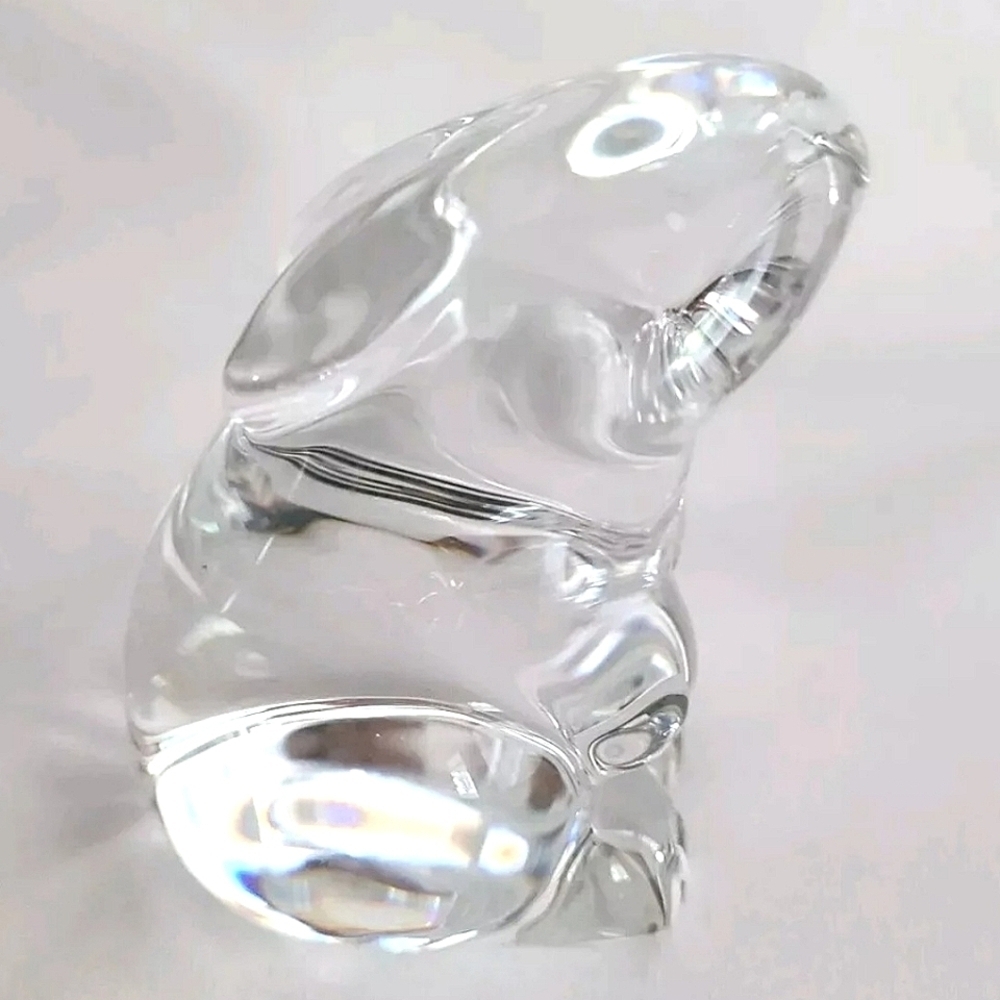 Baccarat Crystal Sitting Bunny